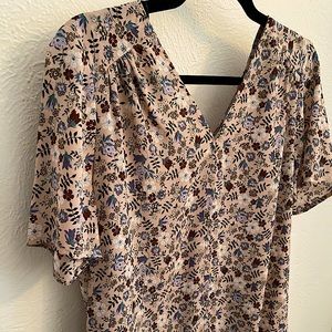 Blush Floral Blouse